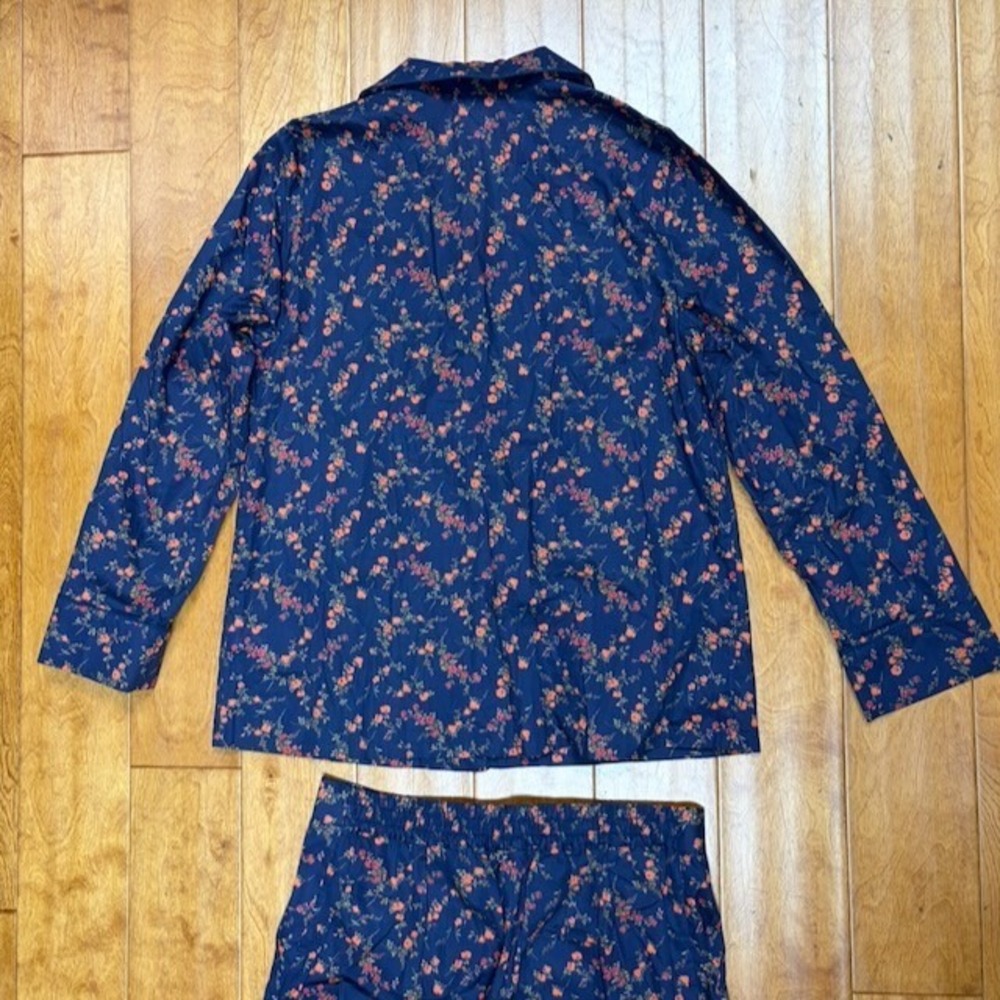 Liberty of London Womens PJ Set Size M Floral Cottage Cotton Boho Hippie Lounge - Picture 5 of 13